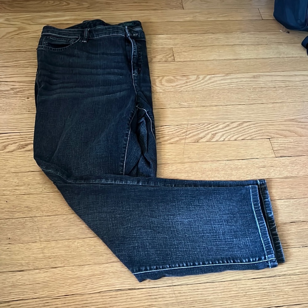 LRL jeans co dark wash denim jeans